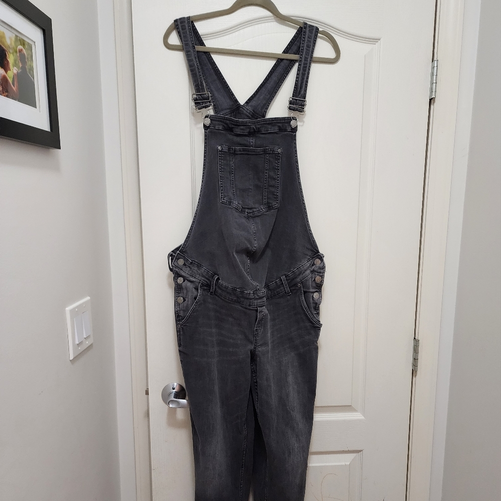 H&M maternity denim overalls